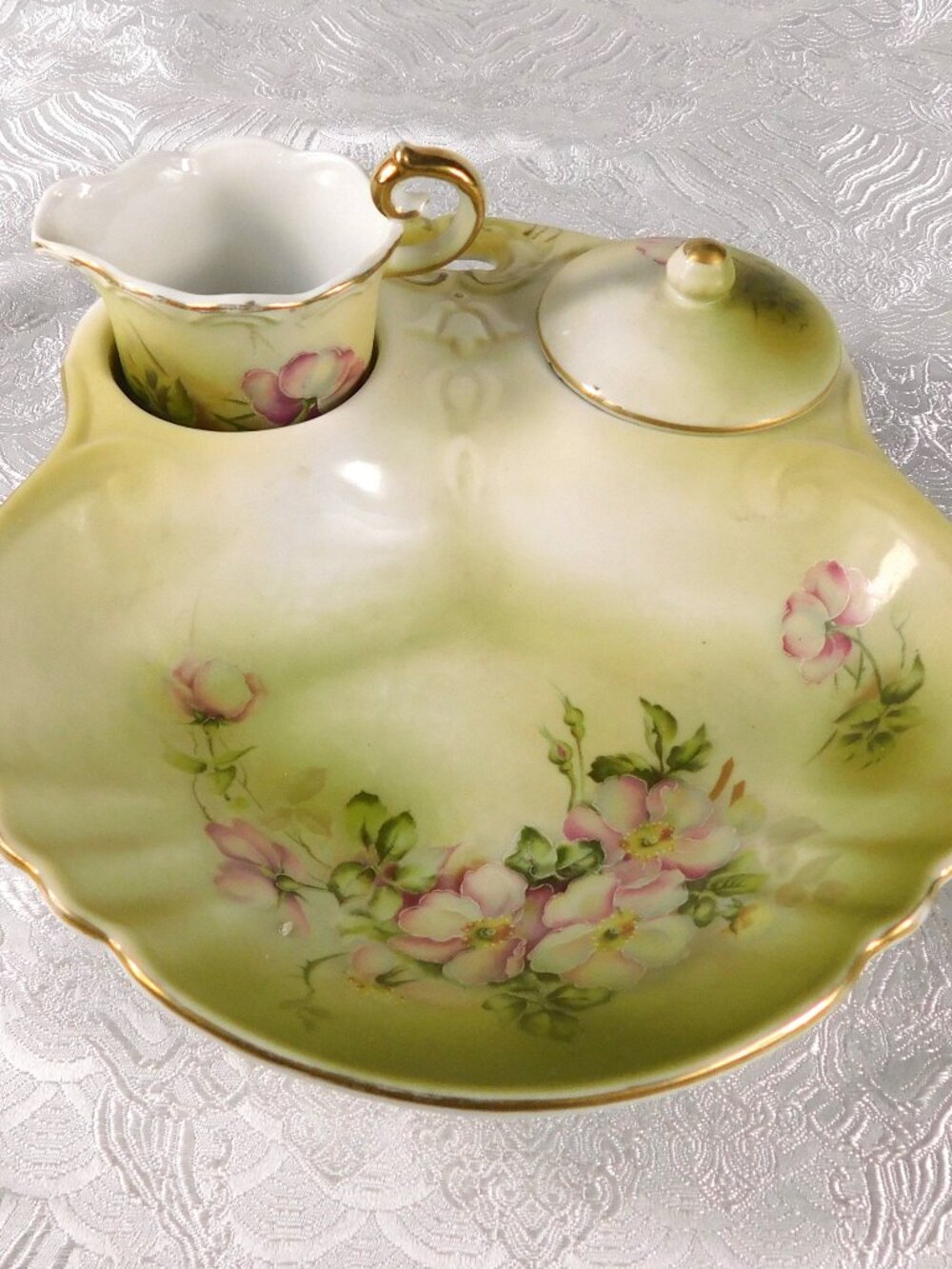 Nippon Bowl with Creamer and Lidded Space # 27470